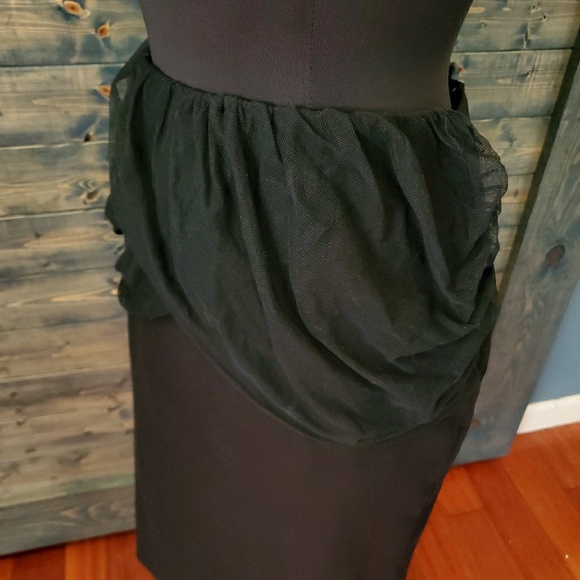Authentic NWT Just Cavalli Tulle Trim Pencil Skirt - Picture 4 of 10